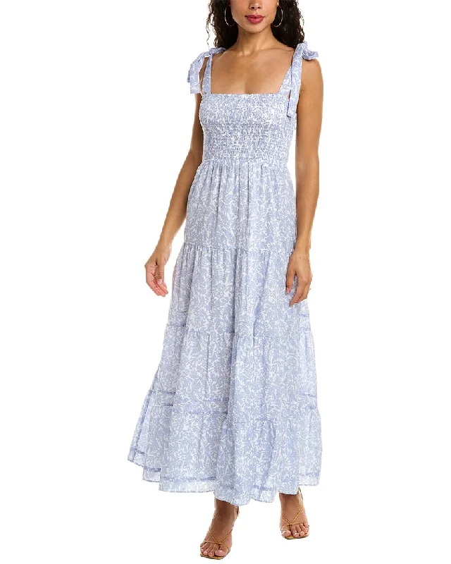 O.P.T. Elara Maxi Dress Chic Button-Up Maxi Dress