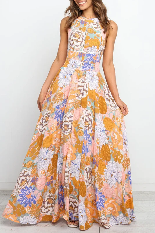 Sweet Sunsets Maxi Dress Comfortable Flowy Maxi Dress