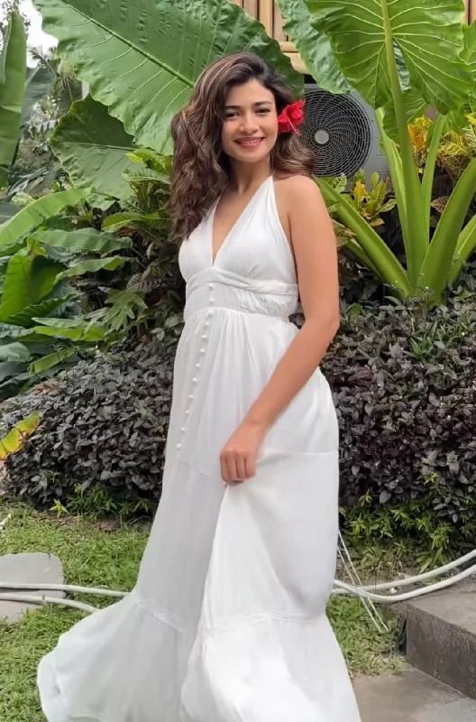 Pearl Boho Summer Maxi Dress Chic Summer Maxi Dress