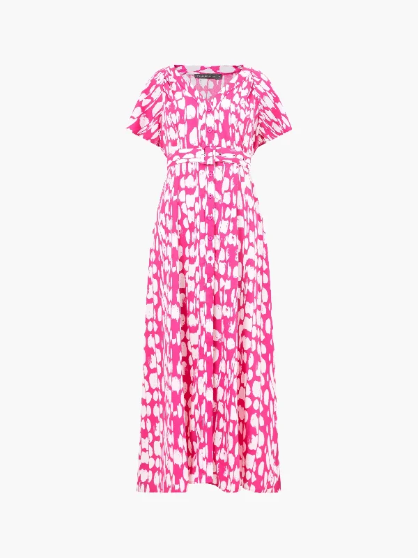 Riley Belted Maxi Dress Cozy Ribbed Maxi Dress