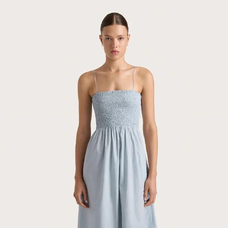 Tergu Maxi Dress (Sky Blue) Classic Black Maxi Dress