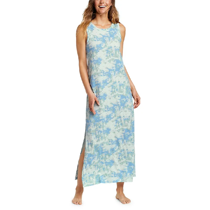 Women's Coast and Climb Sleeveless Maxi Dress Comfortable Satin Maxi Dress