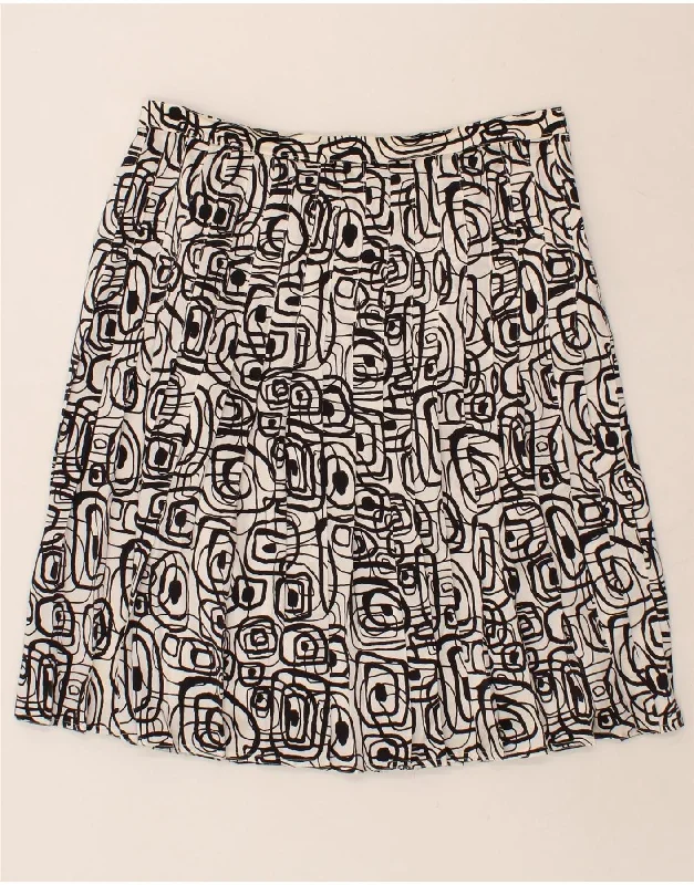 DAVIDE CENCI Womens Pleated A-Line Skirt IT 48 XL W36 Grey Silk silk skirt luxurious DAVIDE CENCI Womens Pleated A-Line Skirt IT 48 XL W36 Grey Silk silk skirt luxurious