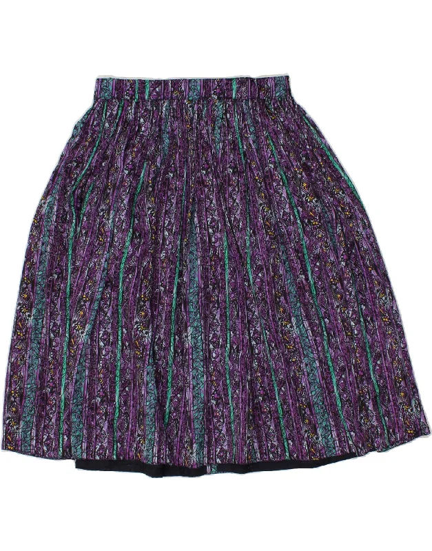 GERRY WEBER Womens Abstract Pattern A-Line Skirt EU 42 Large W30 Purple wool skirt sturdy GERRY WEBER Womens Abstract Pattern A-Line Skirt EU 42 Large W30 Purple wool skirt sturdy
