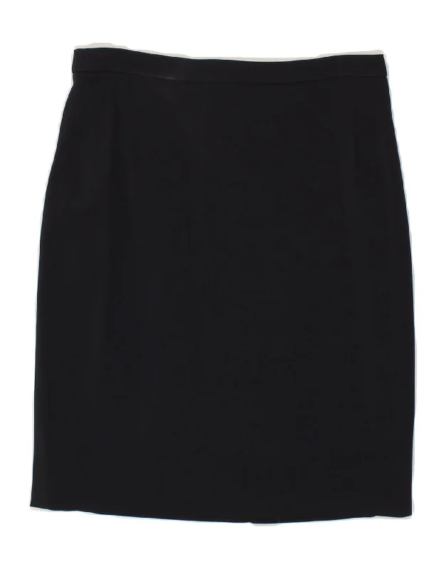 MARELLA Womens Straight Skirt UK 8 Small W26  Black Acetate tulle skirt dreamy