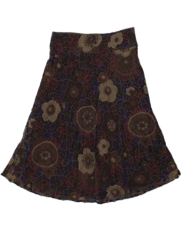 MARLBORO CLASSICS Womens Graphic A-Line Skirt EU 42 Large W28 Navy Blue corduroy skirt durable MARLBORO CLASSICS Womens Graphic A-Line Skirt EU 42 Large W28 Navy Blue corduroy skirt durable