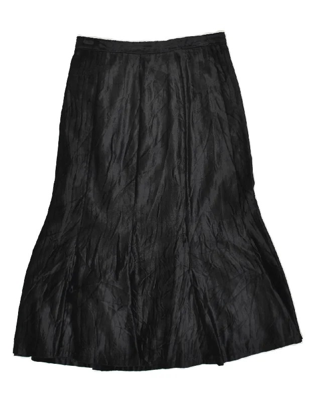 VINTAGE Womens A-Line Skirt W26 Small Black lace skirt romantic