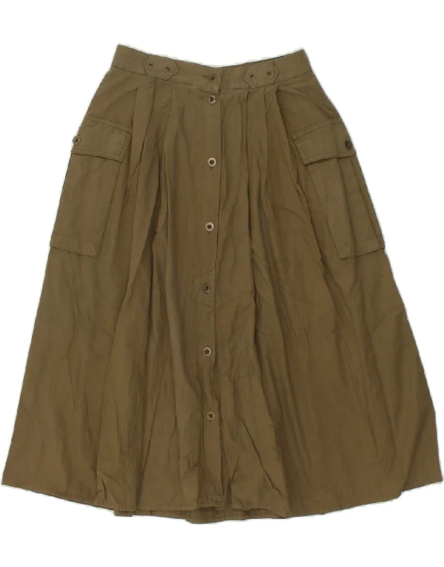 VINTAGE Womens Cargo Skirt EU 40 Medium W28  Khaki lace skirt delicate