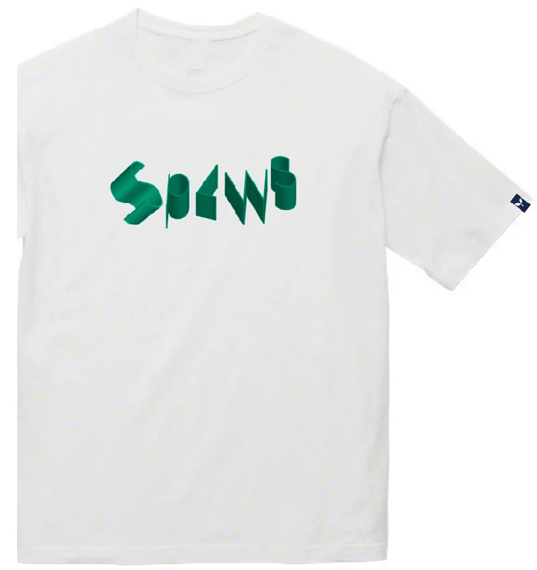 3DSPLWS ロゴビッグ Tee5.6oz SSL-469 Zippered Buttoned Snapped