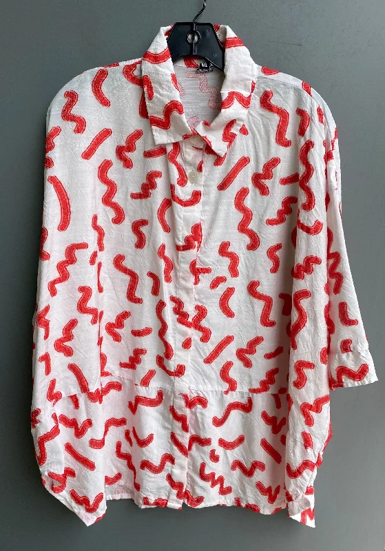 Banded Cappy Shirt Classic V-Neck Short Shirt