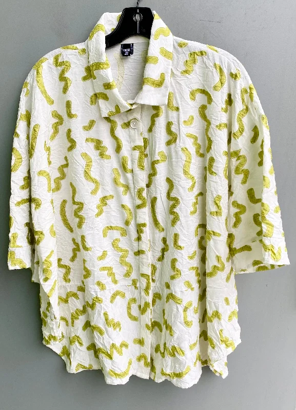 Banded Cappy Shirt Stylish Short Sleeve Top