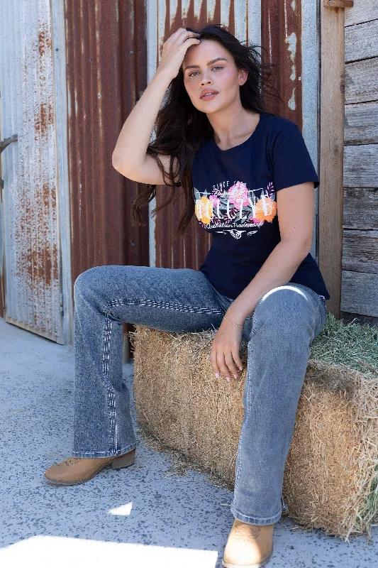 Bullzye Wmns Mackay SS Tee Zippered Buttoned Snapped
