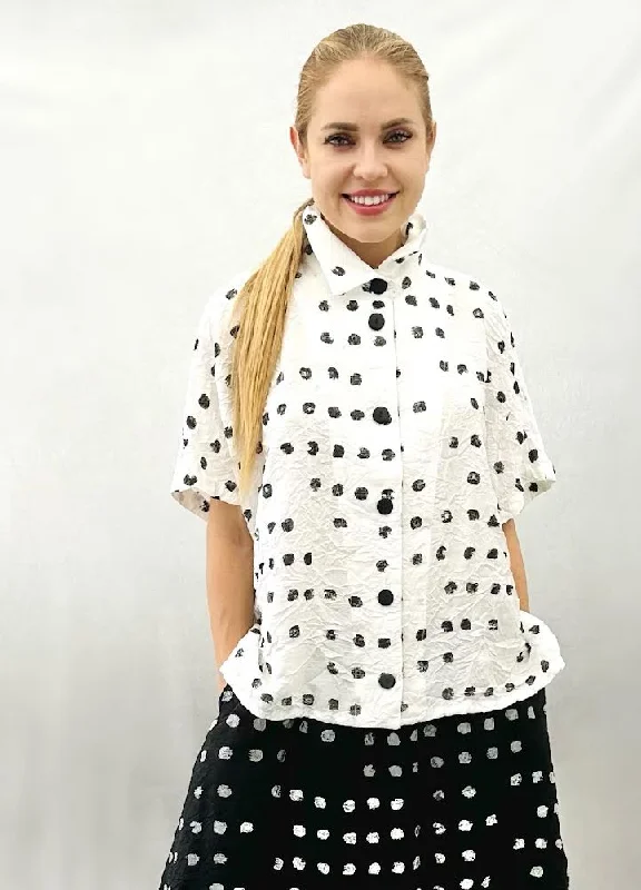 Cappy Shirt Relaxed Fit Short Blouse