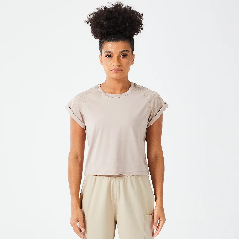 Code Boxy Tee - Cobblestone Modern Contemporary Chic