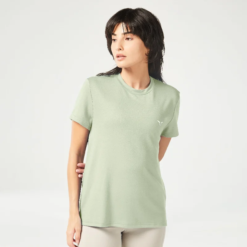 Essential Regular Fit Tee - Desert Sage Polka Dot Checkered Tartan