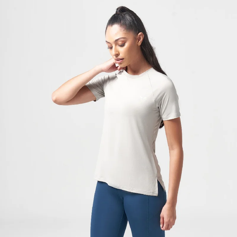 Weightless Tee - Willow Grey Lace Blend Ribbed Blend Corduroy Blend