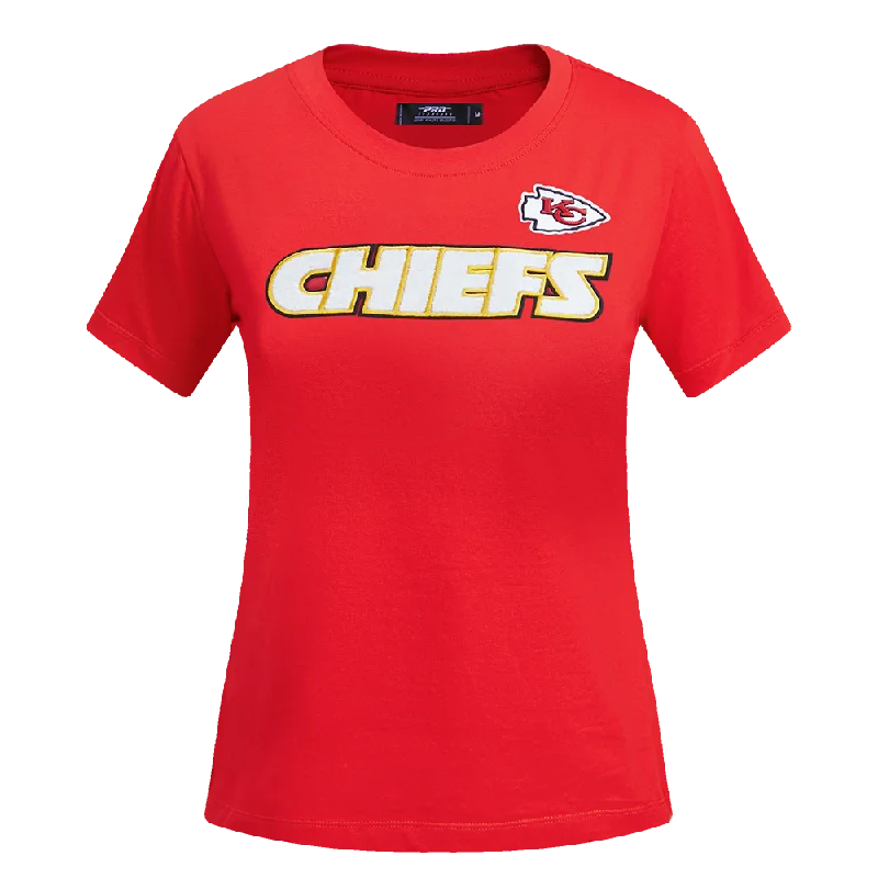 NFL KANSAS CITY CHIEFS CLASSIC WOMEN'S SJ SLIM FIT TEE (RED) Iron Safe Non-Iron Wrinkle Free NFL KANSAS CITY CHIEFS CLASSIC WOMEN'S SJ SLIM FIT TEE (RED) Iron Safe Non-Iron Wrinkle Free