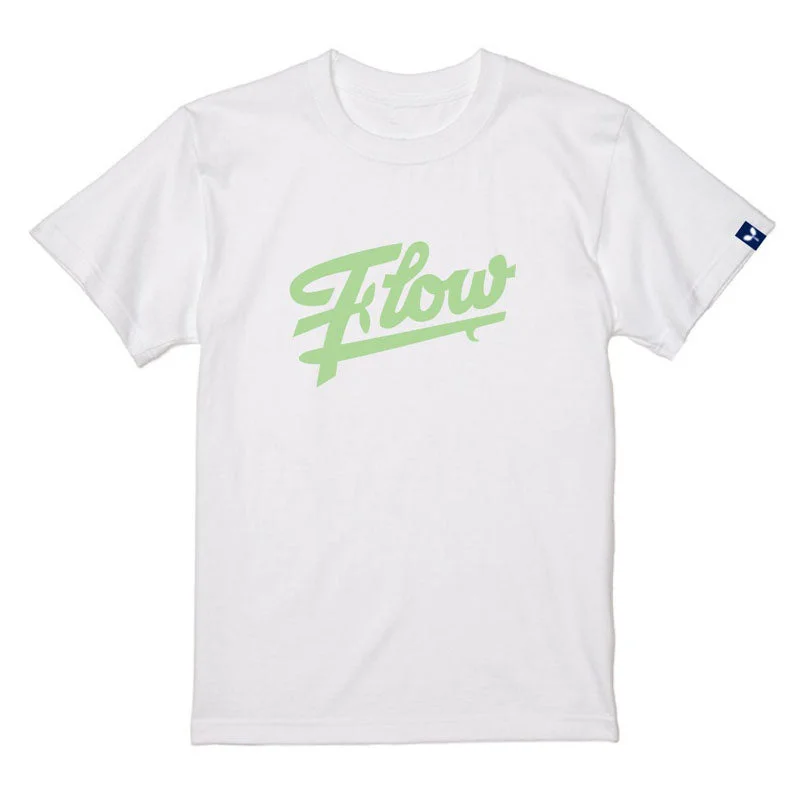 Flow Logo Tee 5.6oz SSL-517 Zippered Front Buttoned Front Snap Front