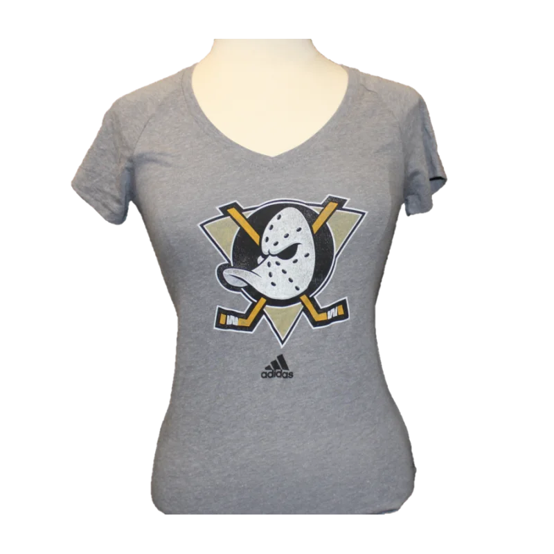 Ladies 3rd Logo Triblend Tee Zippered Buttoned Snapped