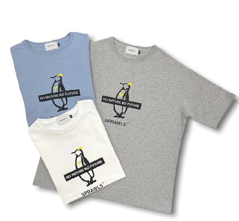 NO NATURE Big Tee 5.6oz SSL-472 Elegant Classic Vintage
