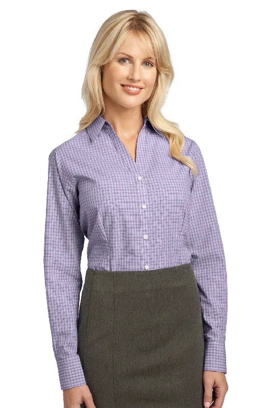 Port Authority Womens Easy Care Wrinkle Resistant Long Sleeve Button Down Shirt - Purple - Closeout Stylish Printed Short Shirt Port Authority Womens Easy Care Wrinkle Resistant Long Sleeve Button Down Shirt - Purple - Closeout Stylish Printed Short Shirt