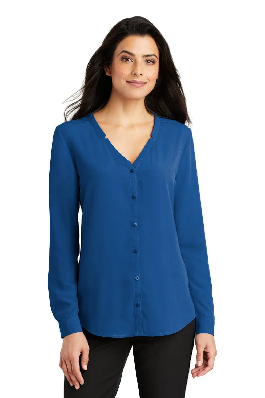 Port Authority Womens Long Sleeve Button Down Shirt - True Blue Trendy Short Sleeve Tunic Port Authority Womens Long Sleeve Button Down Shirt - True Blue Trendy Short Sleeve Tunic