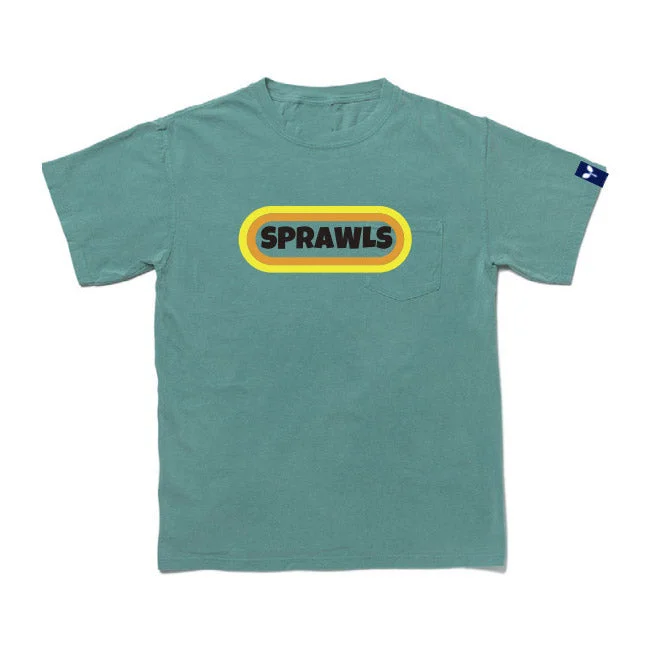 Round Sign logo pocket Tee 6.1oz SSL-484 Boxy Fit Fitted Loose