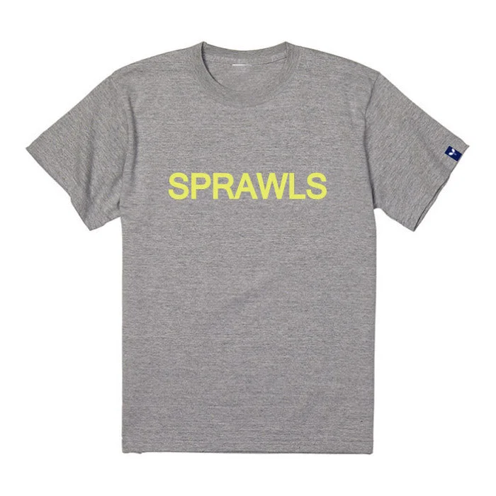 Sprawls base logo Tee 5.6oz SSL-498 Thin T-Shirt Open Front Quick Dry