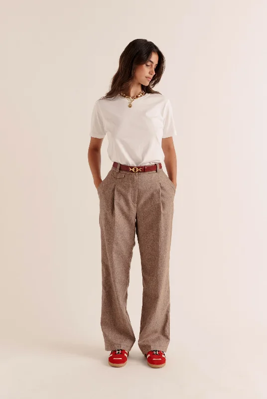 Tee-shirt Bree blanc Relaxed Fit Short Blouse