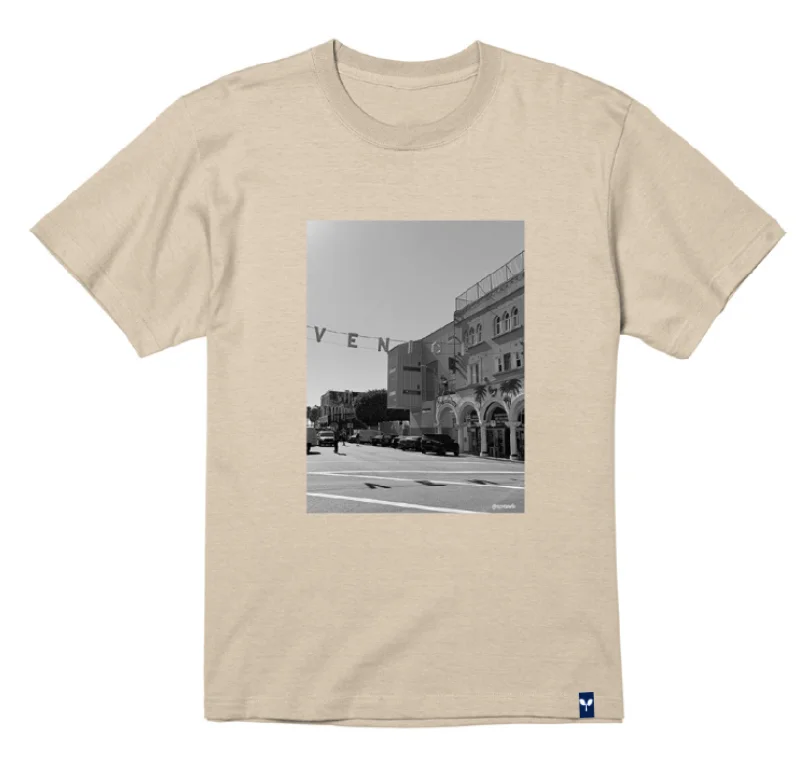 VENICE Photo Print Tee SSL-434 Graphic Embroidered Appliqued