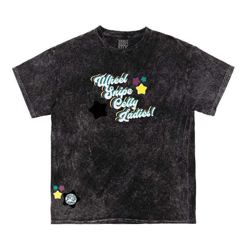 WISN Ladies Tee Chenille Brocade Lace