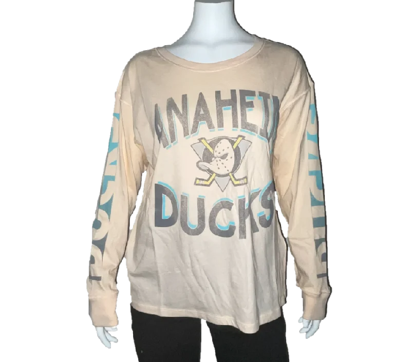 Womens MD Cloud Nine Long Sleeve Tee Spandex Blend Rayon Blend Denim Blend