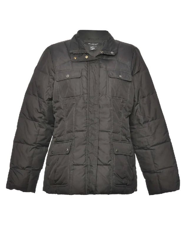 Black Calvin Klein Puffer Jacket - L Herringbone Jacket Checkered Jacket Solid Jacket Black Calvin Klein Puffer Jacket - L Herringbone Jacket Checkered Jacket Solid Jacket