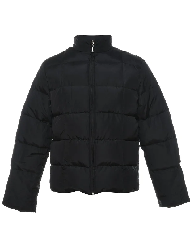 Black Classic Hilary Radley Zip-Front Jacket - S Satin Fabric Silk Fabric Chiffon Fabric Black Classic Hilary Radley Zip-Front Jacket - S Satin Fabric Silk Fabric Chiffon Fabric
