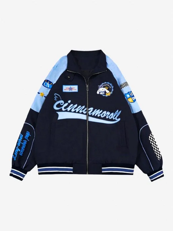 Cinnamoroll Racer Jacket Elasticated Jacket Padded Jacket Insulated Jacket