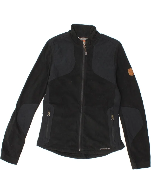EDDIE BAUER Womens Fleece Jacket UK 6 XS Black Polyester Fleece Jacket Down Jacket Feather Jacket EDDIE BAUER Womens Fleece Jacket UK 6 XS Black Polyester Fleece Jacket Down Jacket Feather Jacket