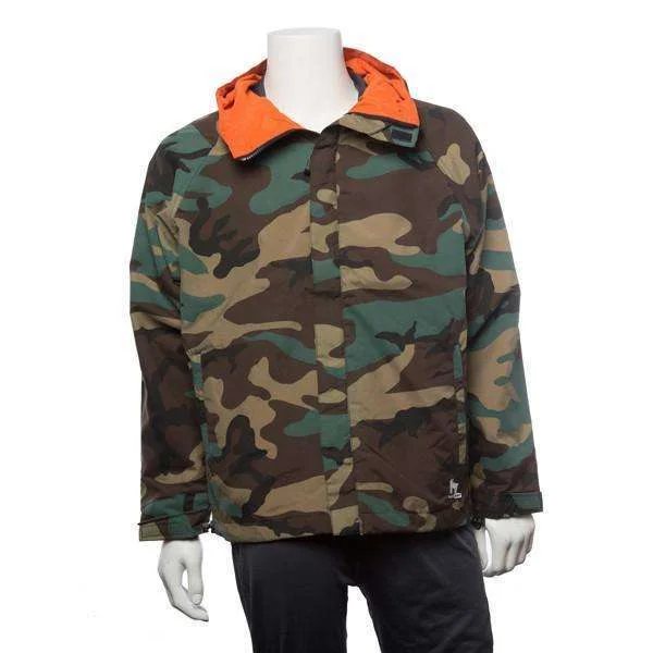 Hooded REVERSIBLE Unisex Reflective Jacket in Camouflage Belted Jacket Elasticated Jacket Padded Jacket Hooded REVERSIBLE Unisex Reflective Jacket in Camouflage Belted Jacket Elasticated Jacket Padded Jacket