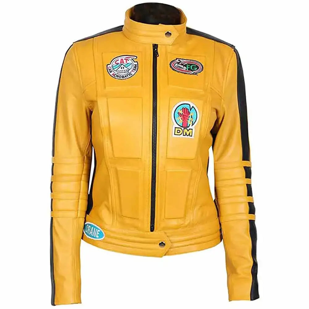 Uma Thurman Kill Bill Jacket Denim Jacket Leather Jacket Suede Jacket