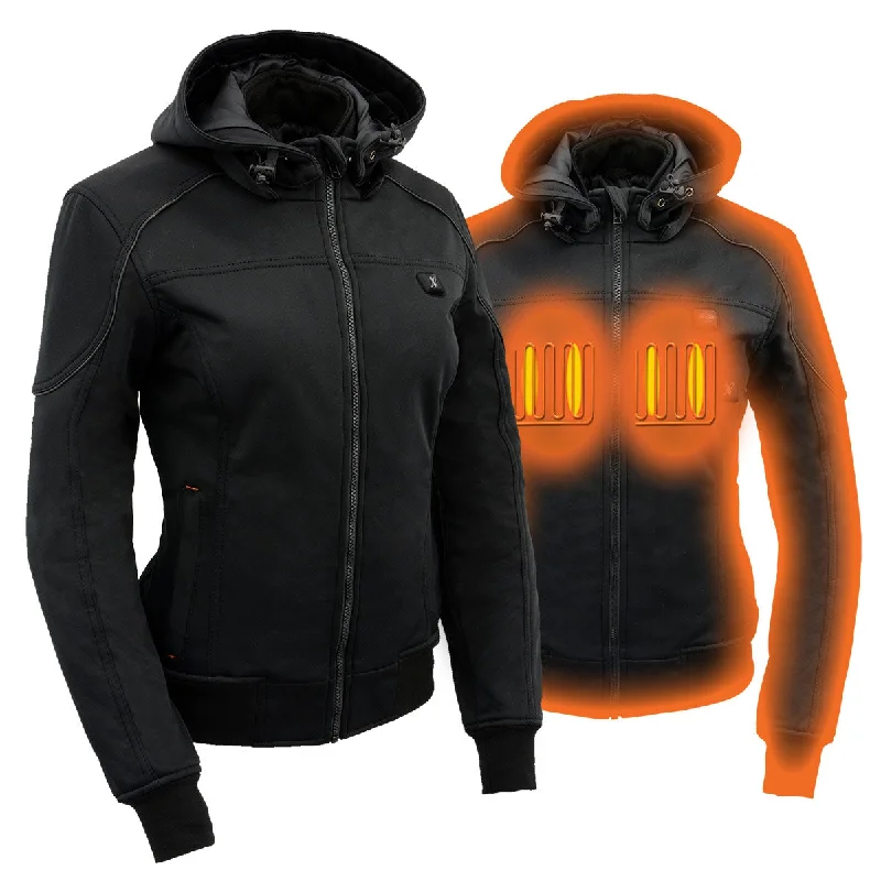 Nexgen Heat MPL2761SET Women's Black 'Heated' Soft Shell Racing Style Heated Jacket for Hiking Riding w/ Battery Nylon Jacket Polyester Jacket Spandex Jacket Nexgen Heat MPL2761SET Women's Black 'Heated' Soft Shell Racing Style Heated Jacket for Hiking Riding w/ Battery Nylon Jacket Polyester Jacket Spandex Jacket