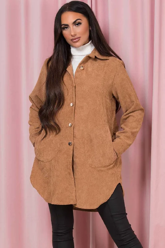Oversized Cord Shacket Jacket Stone Striped Jacket Polka Dot Jacket Floral Jacket