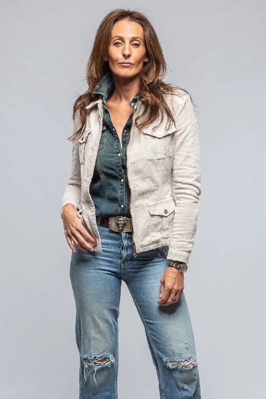 Pagosa Corduroy Jacket In Stone Satin Jacket Silk Jacket Chiffon Jacket
