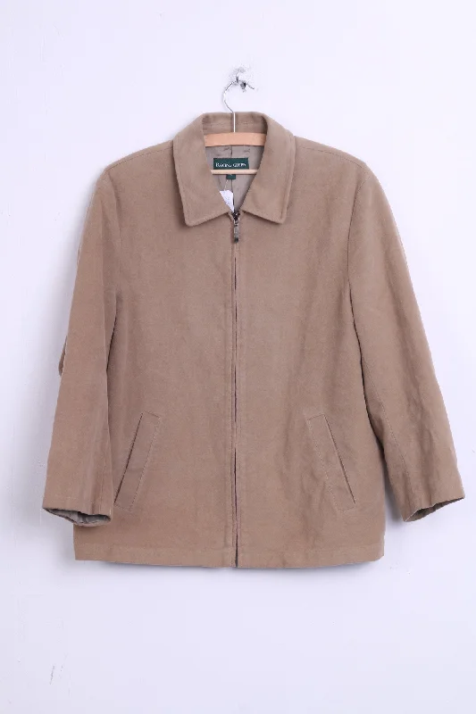 Racing Green Womens 16 XL Jacket Beige Cotton Top Appliqued Jacket Beaded Jacket Sequined Jacket Racing Green Womens 16 XL Jacket Beige Cotton Top Appliqued Jacket Beaded Jacket Sequined Jacket