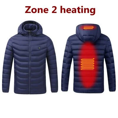 2 areas heated Blue