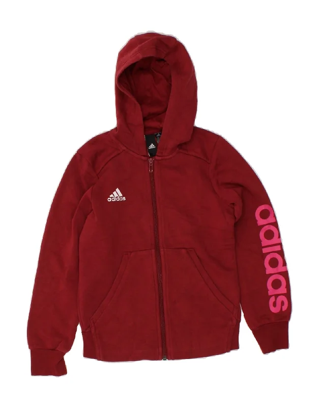 ADIDAS Boys Graphic Zip Hoodie Sweater 9-10 Years Red Cotton Hoodie with Crew Neck Simple Timeless ADIDAS Boys Graphic Zip Hoodie Sweater 9-10 Years Red Cotton Hoodie with Crew Neck Simple Timeless
