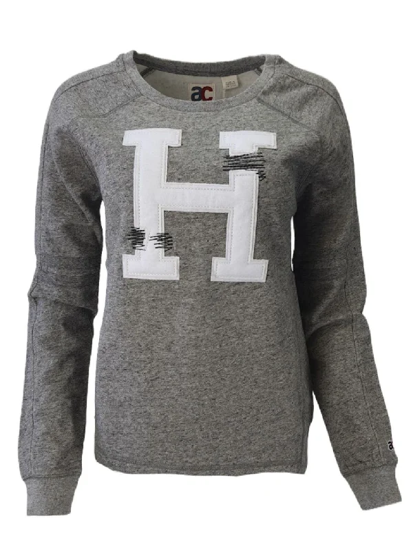 AMERICAN COLLEGIATE Women's Grey Harvard Sweatshirt #W013HA1A NWT Hoodie with Logo Branding Identity AMERICAN COLLEGIATE Women's Grey Harvard Sweatshirt #W013HA1A NWT Hoodie with Logo Branding Identity
