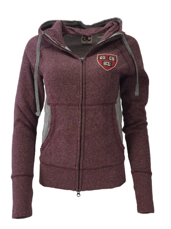 AMERICAN COLLEGIATE Women's Red Harvard Hoodie #W016HA1A NWT Hoodie with Back Slit Movement Comfort AMERICAN COLLEGIATE Women's Red Harvard Hoodie #W016HA1A NWT Hoodie with Back Slit Movement Comfort