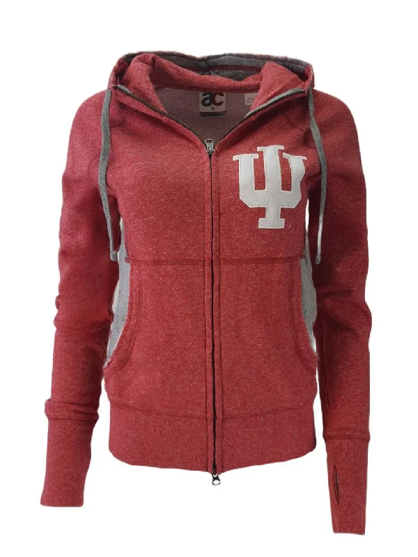 AMERICAN COLLEGIATE Women's Red Indiana Hoodie #W016IN1A NWT Hoodie with Print Artistic Unique AMERICAN COLLEGIATE Women's Red Indiana Hoodie #W016IN1A NWT Hoodie with Print Artistic Unique