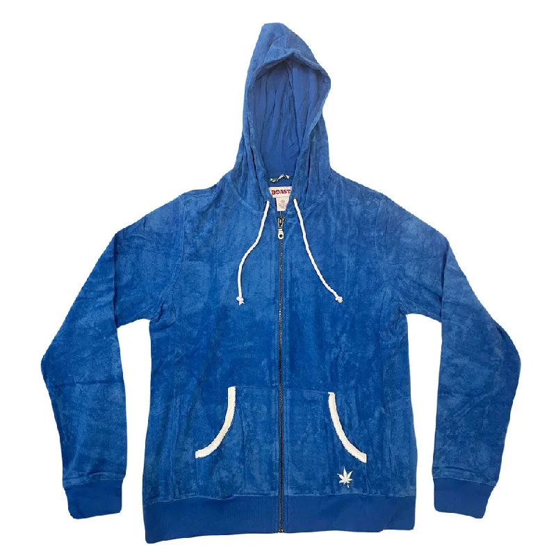 BOAST Women's Royal Blue Terry Zip Front Hoodie Sweatshirt Sz L $125 NEW Hoodie with Lace Feminine Delicate BOAST Women's Royal Blue Terry Zip Front Hoodie Sweatshirt Sz L $125 NEW Hoodie with Lace Feminine Delicate