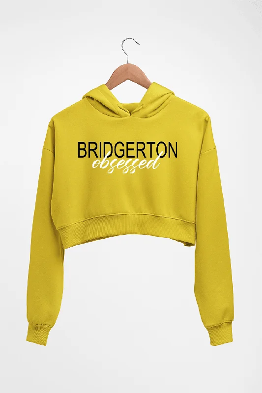 bridgerton obsessed Crop HOODIE FOR WOMEN Hoodie with Reflective Safety Nightwear