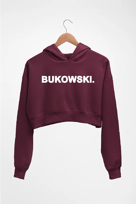 bukowski Crop HOODIE FOR WOMEN Hoodie with Double Zipper Versatile Adjustable